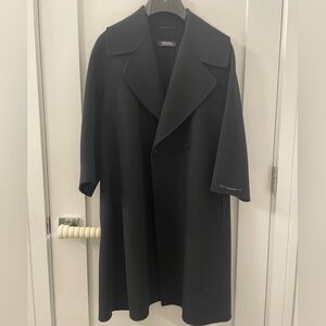 MaxMara black wool coat